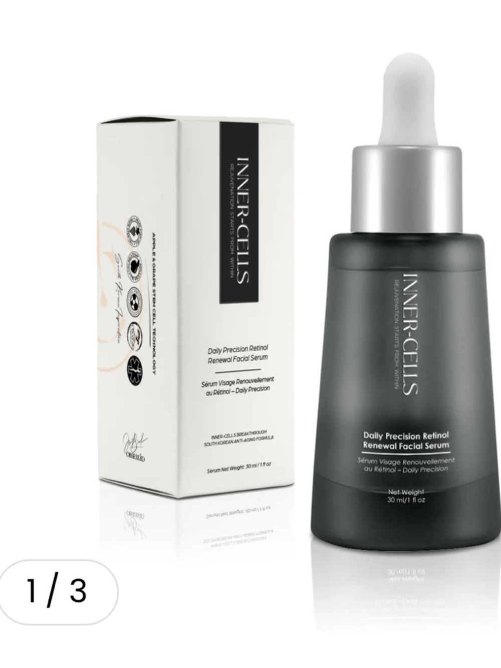NIB- Sealed INNER-CELLS Daily Precision Retinol Renewal Facial Serum -